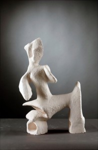 L SUITE - Plâtre armé synthétique - Profil et Dos - 42x18x66 cm - 7 kg