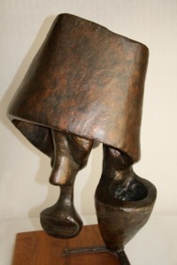 MASCARADE - Plâtre armé - H47xL30xP28 cm - 6 kg
